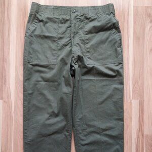 Vintage 70s US Military OG-507 Utility Trousers Size 36 x 26.5 HEMMED INSEAM